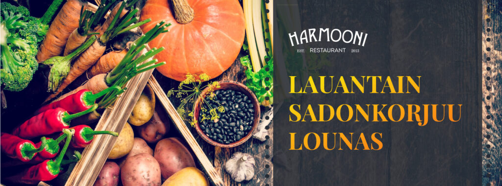 lauantailounas syksyn sadosta